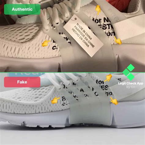 nike presto fake vs real|real vs fake off white presto.